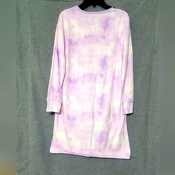 Long sleeve girls knit sleep gown with socks - Picture 5 of 7